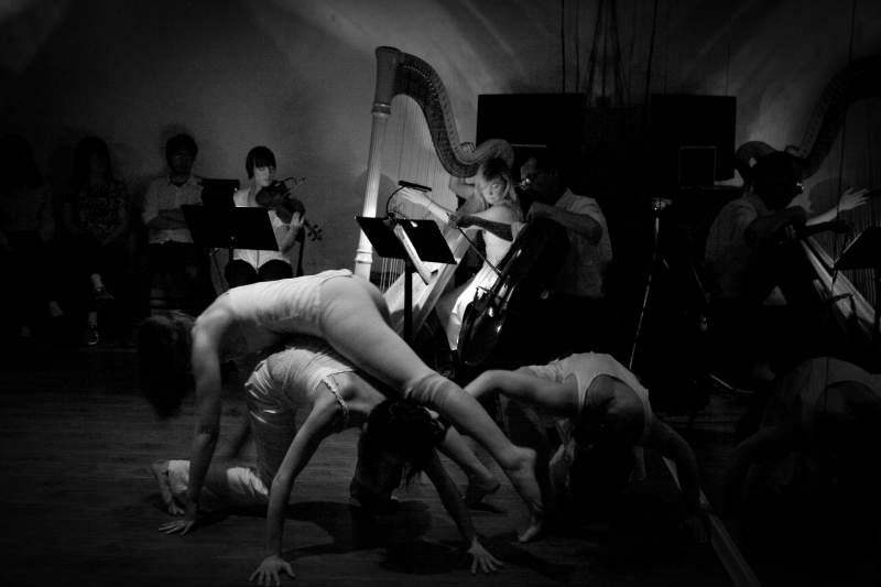 Gentle Party does Debussy with 3 dancers